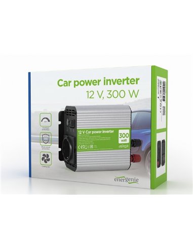 Автомобильный инвертор Energenie EG-PWC300-01, 300Вт, Серый