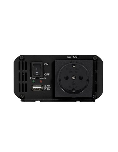 Invertor Auto Energenie EG-PWC300-01, 300W, Gri