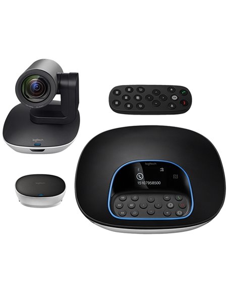 Cameră Web Logitech GROUP, Full-HD 1080P, Negru