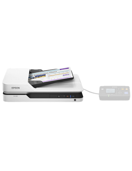 Планшетный сканер Epson WorkForce DS-1630, A4, Серый
