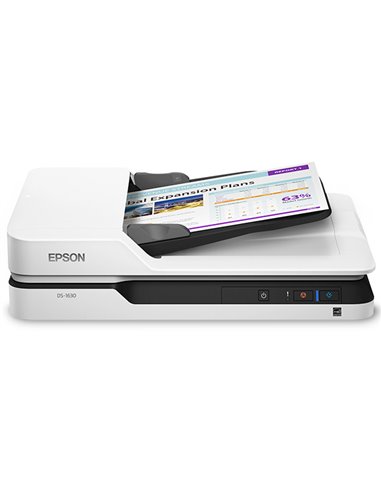 Планшетный сканер Epson WorkForce DS-1630, A4, Серый