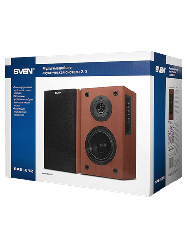 Компьютерные колонки 2.0 SVEN SPS-612, Деревянный