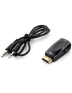 Видео/Audio конвертер Cablexpert A-HDMI-VGA-02, HDMI - VGA D-Sub + 3.5 mm Jack, Чёрный 2