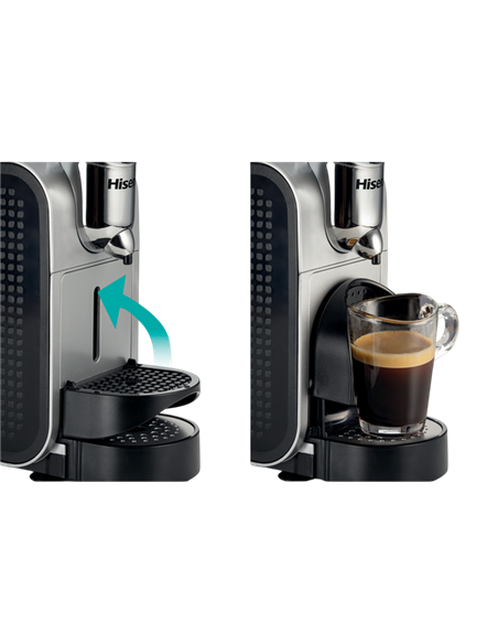 Cafetiera cu capsule Hisense HCM20CS, 1145W, Negru