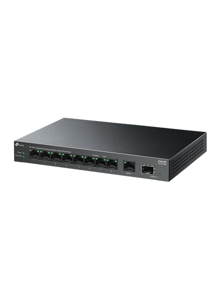 PoE коммутатор TP-LINK LS1210GP, 802.3af/at PoE