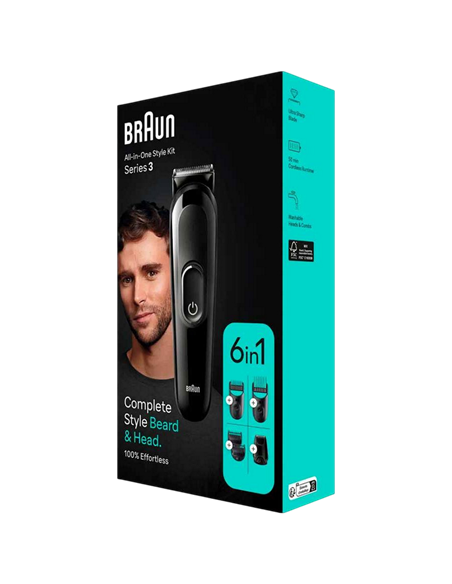 Trimmer pentru bărbați Braun MGK3410, Negru Trimmer pentru bărbați Braun MGK3410, Negru