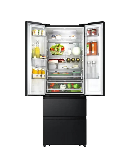 Холодильник Hisense RF632N4WFE1, Чёрный