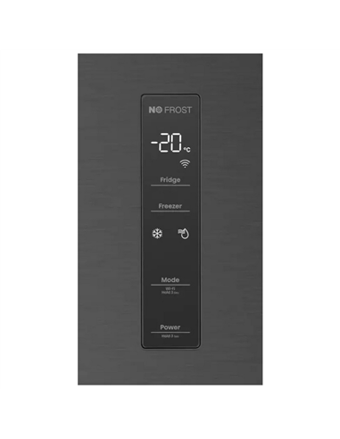 Холодильник Hisense RF632N4WFE1, Чёрный