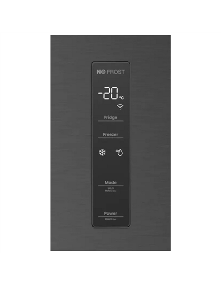 Холодильник Hisense RF632N4WFE1, Чёрный