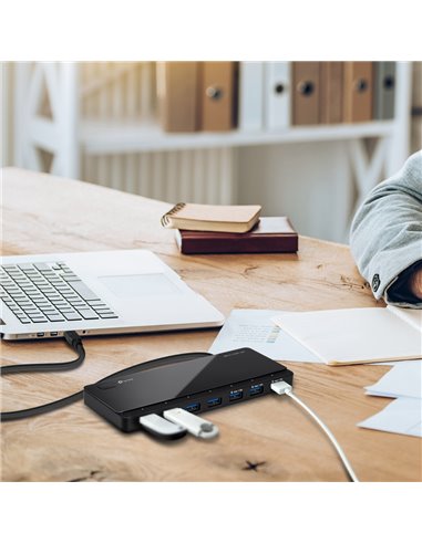 USB-концентратор TP-LINK UH700, Чёрный