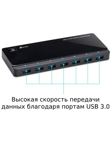 Adaptor Hub TP-LINK UH720, Negru