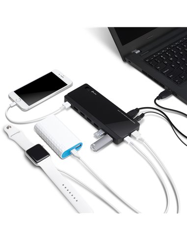USB-концентратор TP-LINK UH720, Чёрный