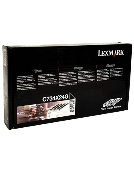 Cartuș pentru imprimantă Lexmark C734X24G, Multipack BK/C/M/Y