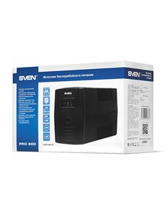 Sursă de alimentare neîntreruptibilă SVEN Pro 600, Linear-interactiv, 600VA, Turn 2