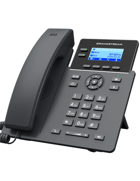 Telefon IP Grandstream GRP2602P, Negru