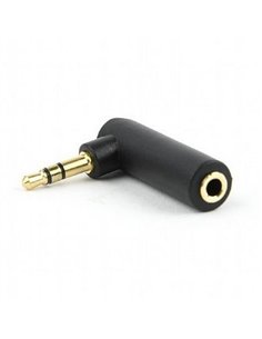 Audio Adaptor Cablexpert A-3.5M-3.5FL, 3.5mm 3-pin (F) - 3.5mm 3-pin (M), Negru 2