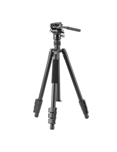 Штатив для видеокамер Vanguard VESTA GO 234AV10, Видеоголовка, Чёрный