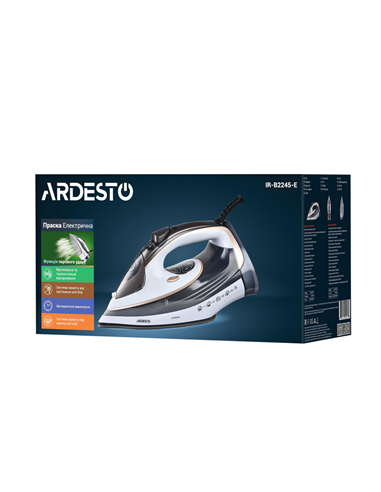 Утюг Ardesto IR-B2245-E, 2400Вт, Серый | Белый