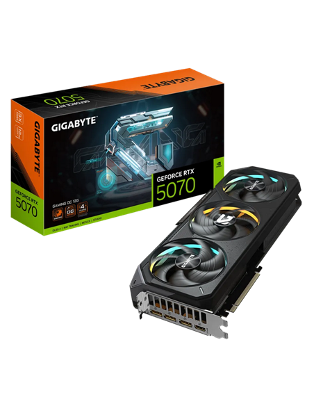 Placă Video Gigabyte GV-N5070GAMING OC-12GD, 12GB GDDR7 192bit