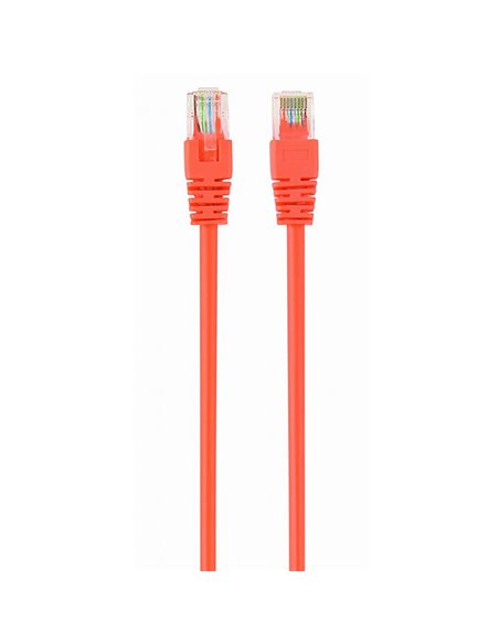 Patch cord Cablexpert PP12-0.5M/O, CAT5e UTP, 0,5m, Portocaliu