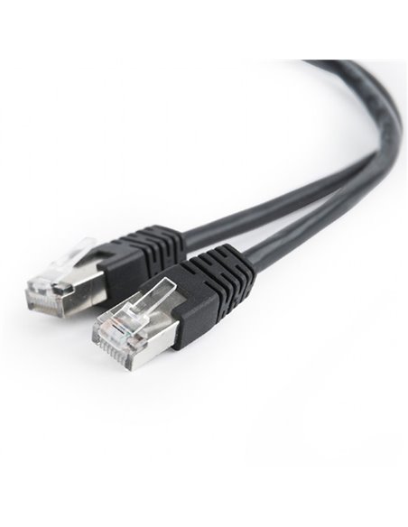 Патч-корд Cablexpert PP22-0.5M/BK, Cat5e FTP, 0,5м, Чёрный Патч-корд Cablexpert PP22-0.5M/BK, Cat5e FTP, 0,5м, Чёрный