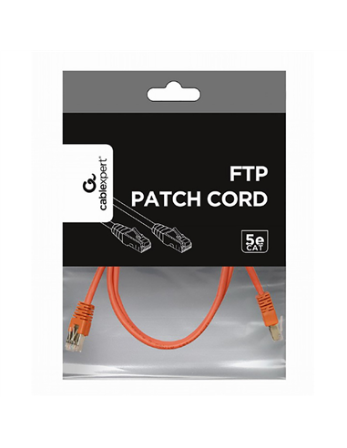Patch cord Cablexpert PP22-1M/R, Cat5e FTP, 1m, Roșu