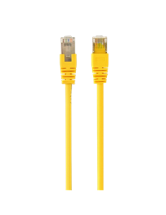 Patch cord Cablexpert PP22-1M/Y, Cat5e FTP, 1m, Galben