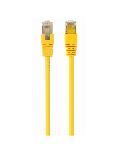 Patch cord Cablexpert PP22-1M/Y, Cat5e FTP, 1m, Galben