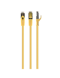 Patch cord Cablexpert PP6-1M/Y, Cat6 FTP , 1m, Galben