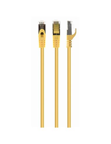 Patch cord Cablexpert PP6-1M/Y, Cat6 FTP , 1m, Galben