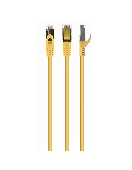Patch cord Cablexpert PP6-1M/Y, Cat6 FTP , 1m, Galben