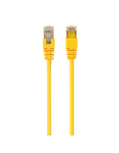 Patch cord Cablexpert PP6-1M/Y, Cat6 FTP , 1m, Galben