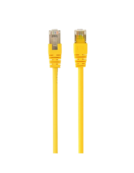 Patch cord Cablexpert PP6-1M/Y, Cat6 FTP , 1m, Galben
