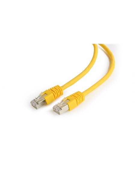 Patch cord Cablexpert PP6-1M/Y, Cat6 FTP , 1m, Galben