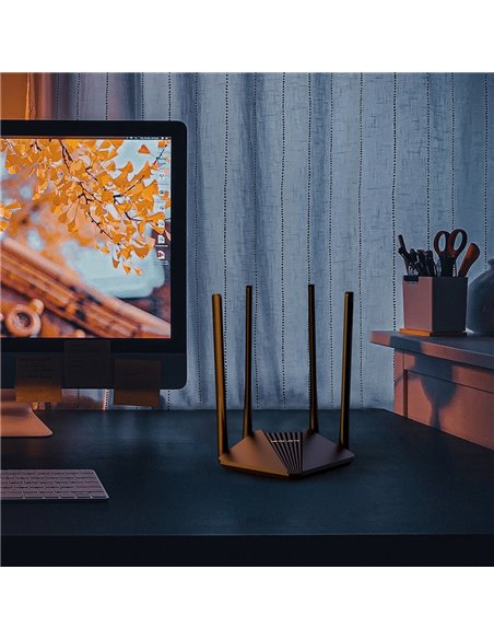 Router fără fir MERCUSYS MR30G, Negru