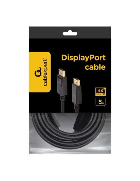 Cablu Video Cablexpert CC-DP2-5M, DisplayPort (M) - DisplayPort (M), 5m, Negru