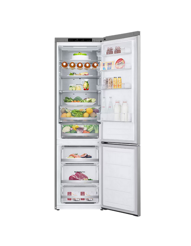 Холодильник LG GBV7280DPY, Нержавеющая сталь
