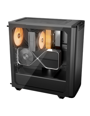 Компьютерный корпус be quiet! Pure Base 501 LX, Midi-Tower, Без блока питания, Чёрный