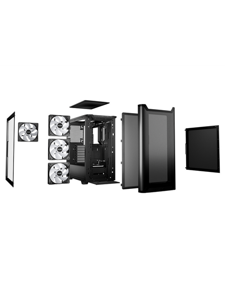 Компьютерный корпус be quiet! Pure Base 501 LX, Midi-Tower, Без блока питания, Чёрный Компьютерный корпус be quiet! Pure Base 501 LX, Midi-Tower, Без блока питания, Чёрный