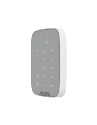 Tastatură tactilă fără fir Ajax KeyPad, Alb