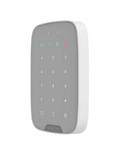 Беспроводная сенсорная клавиатура Ajax KeyPad, Белый