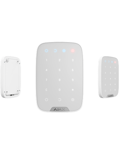 Беспроводная сенсорная клавиатура Ajax KeyPad, Белый