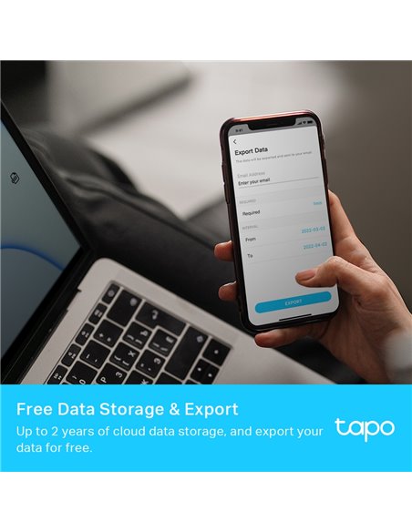Smart senzor de temperatura și umiditate TP-LINK Tapo T315, Alb