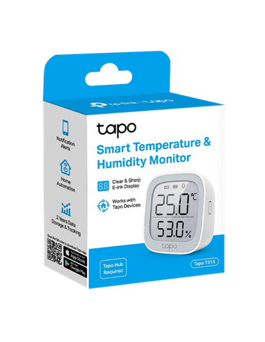 Smart senzor de temperatura și umiditate TP-LINK Tapo T315, Alb