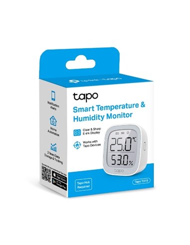 Smart senzor de temperatura și umiditate TP-LINK Tapo T315, Alb