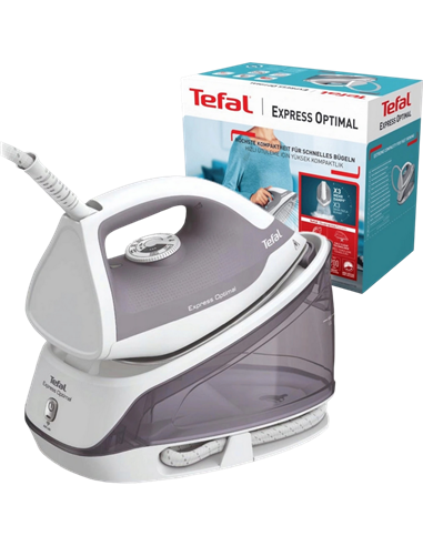 Fier de călcat cu generator de abur Tefal SV4111E0, 2200W, Gri