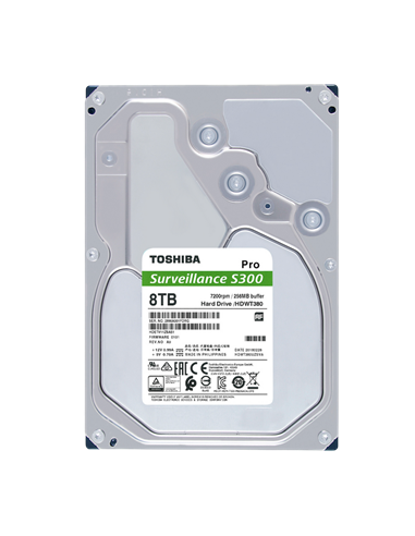 Unitate HDD Toshiba S300 Pro, 3.5", 8 TB HDWT380UZSVA