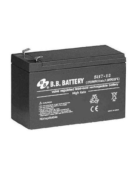 Acumulator UPS B.B. SH7-12, 12V 7 Acumulator UPS B.B. SH7-12, 12V 7