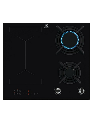 Комбинированная варочная панель Electrolux KDI641723K, Чёрный