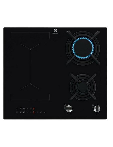 Plită incorporabilă mixtă Electrolux KDI641723K, Negru